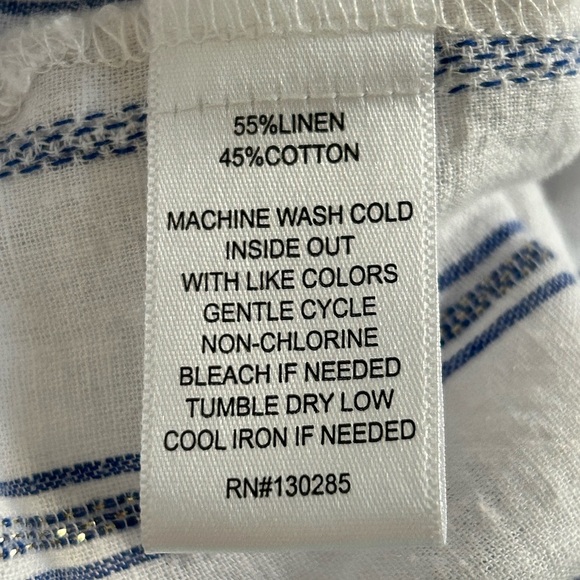 NWT- size M Per Se 55% Linen\45% Cotton - Picture 8 of 12